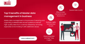 Top 5 benefits of Master data management in business