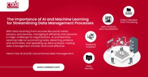 The Importance of AI and Machine Learning for Streamlining Data Management Processes