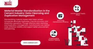 Material Master Standardization in the Cement Industry: Data Cleansing and Duplication Management