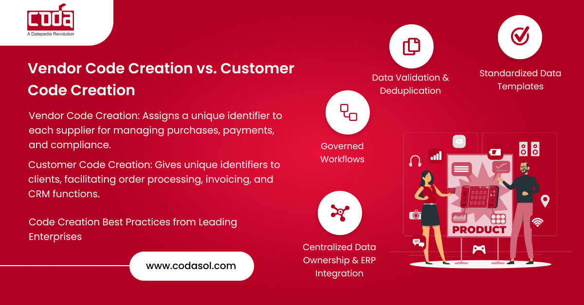 Vendor Code Creation vs. Customer Code Creation