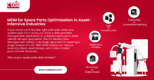 MDM for Spare Parts Optimization in Asset-Intensive Industries