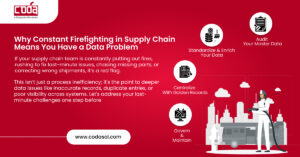 Why Constant Firefighting in Supply Chain Means You Have a Data Problem