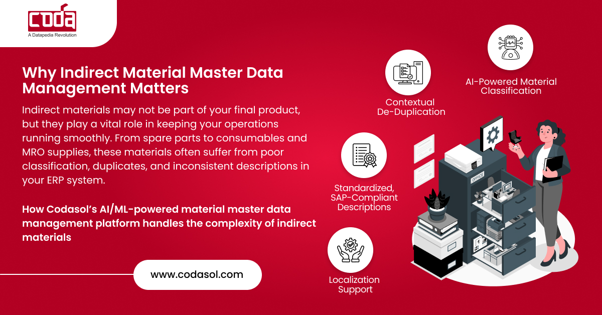 Why Indirect Material Master Data Management Matters