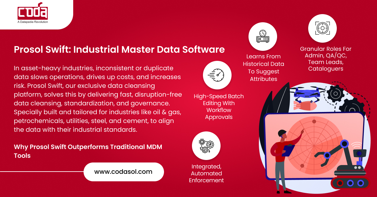 Prosol Swift: Industrial Master Data Software