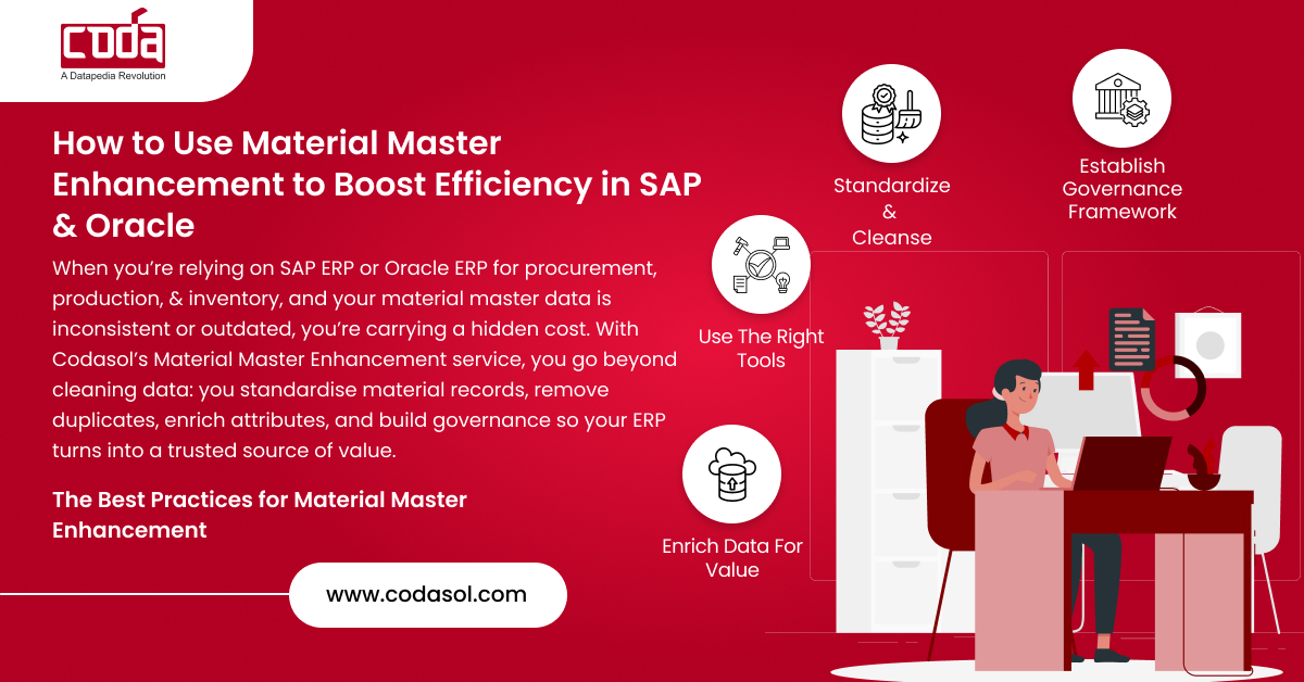 How to Use Material Master Enhancement to Boost Efficiency in SAP & Oracle