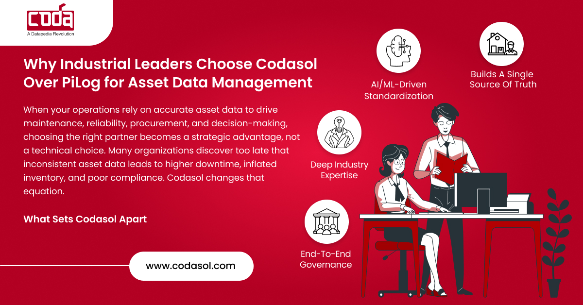Why Industrial Leaders Choose Codasol Over PiLog for Asset Data Management