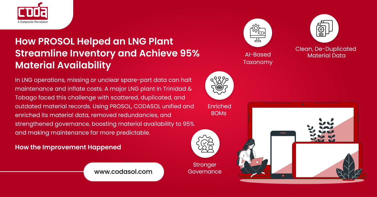 How PROSOL Helped an LNG Plant Streamline Inventory and Achieve 95% Material Availability