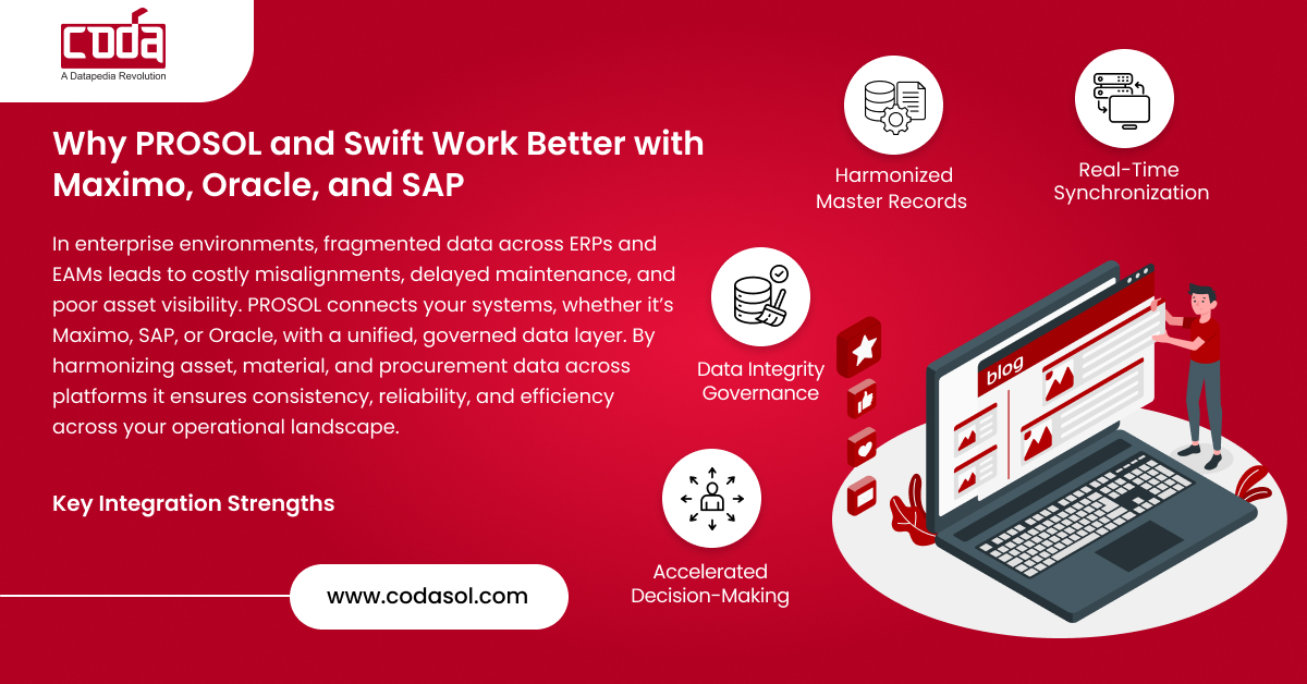 Why PROSOL and Swift Work Better with Maximo, Oracle, and SAP